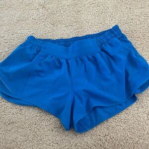Poolside blue size 10 lululemon shorts